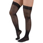 Blue Jay 20-30 mmHg Thigh High Compression Stockings - Firm Support Stay-Up Top - Large