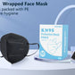 KN95 Black Face Mask - 5-Layer Disposable Respirator - Physician Supplies - 60 Count