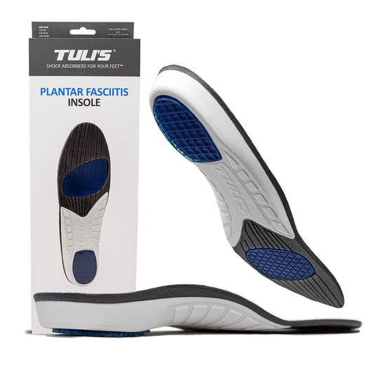 Tuli’s® Plantar Fasciitis Insoles – Full-Length Orthotic Support (Medium)
