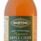 Mantova Organic Apple Cider Vinegar - 33.8 Fl. Oz. Pack of 6