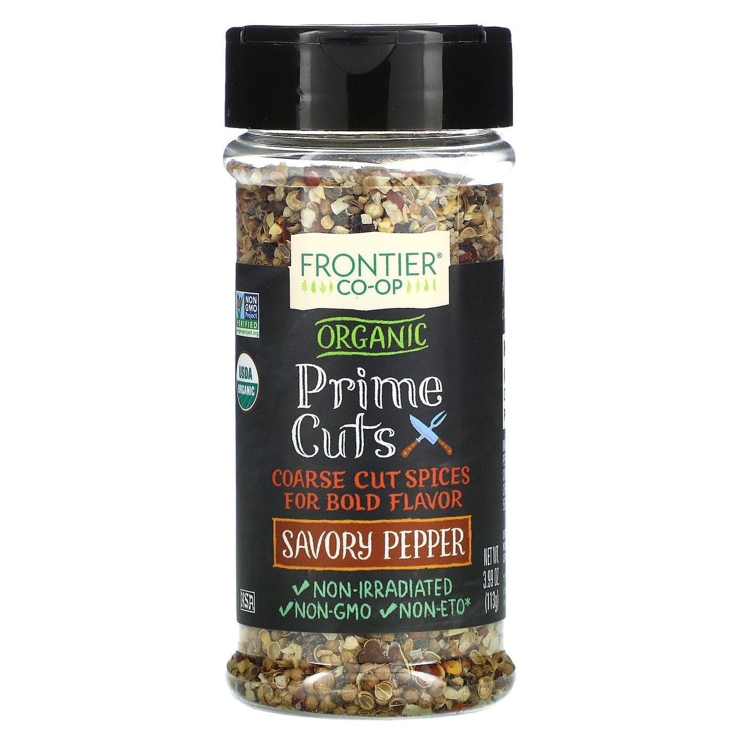 Frontier Natural Products Coop - Prime Cut Savory Pepper - 3.99 Oz
