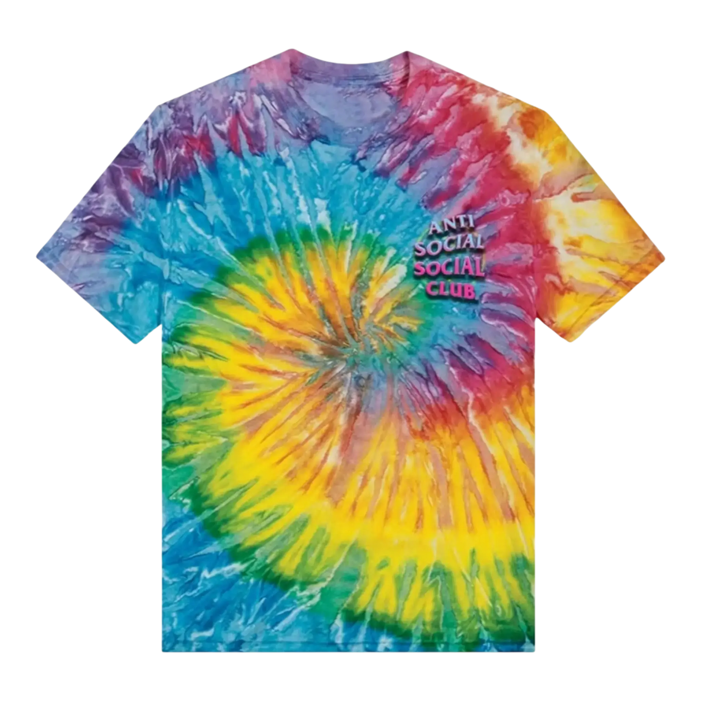 Anti Social Social Club Technologies Inc. 2001 Tie Dye Men T-Shirt Multi