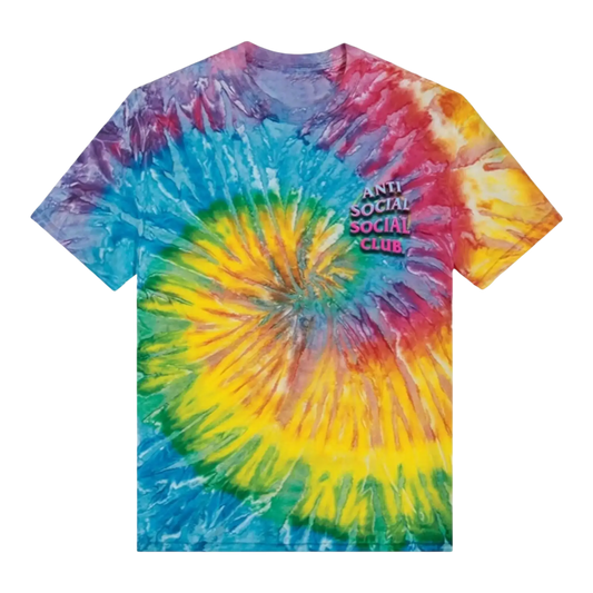 Anti Social Social Club Technologies Inc. 2001 Tie Dye Men T-Shirt Multi