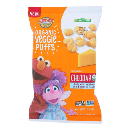 Earth's Best Organic Cheddar Puffs Snack | Gluten-Free, GMO-Free | 4-Pack (1.55 Oz Each)