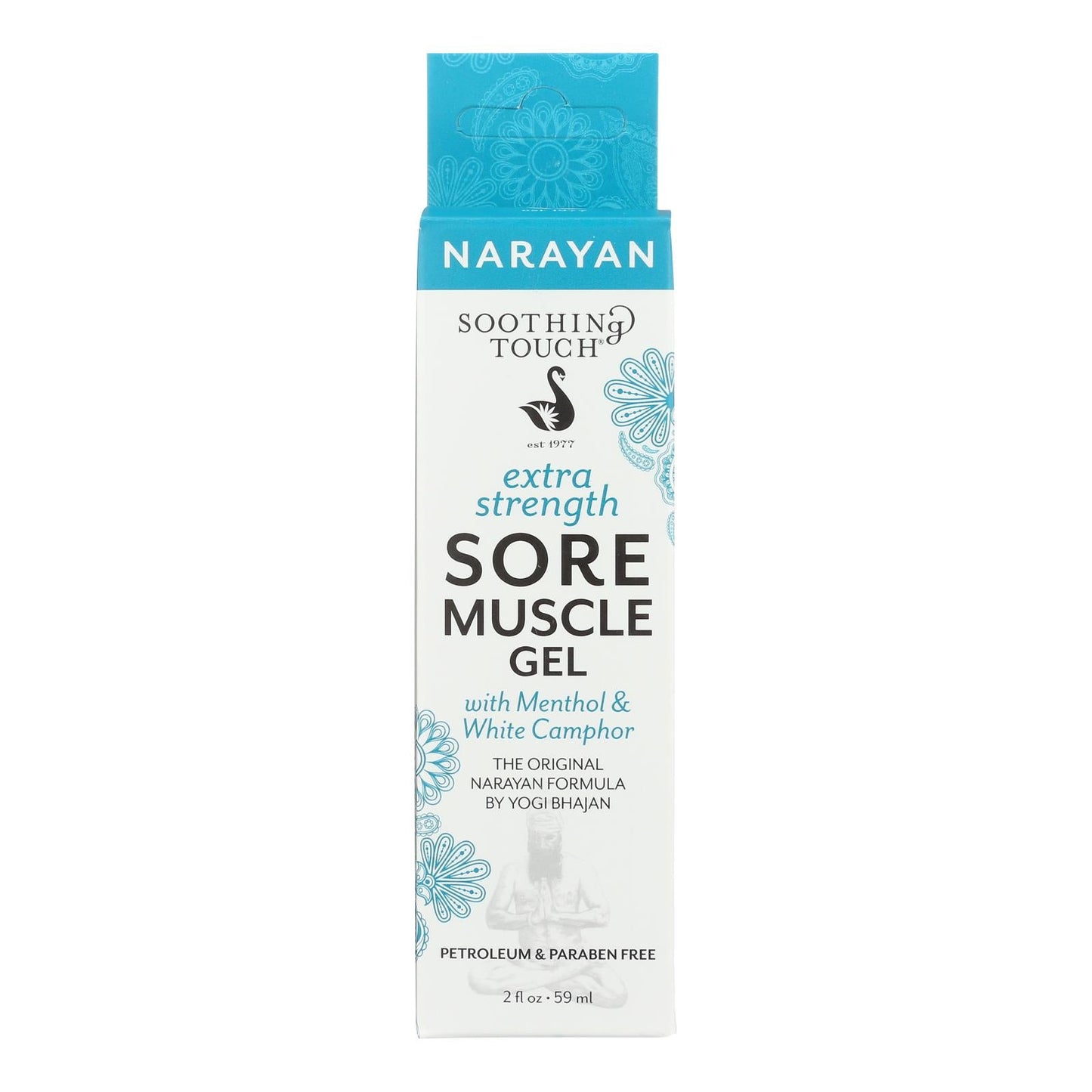 Soothing Touch Narayan Gel Extra Strength Sore Muscle Relief - 6 Pack x 2 Fl Oz (Ayurvedic, Pain Easing)