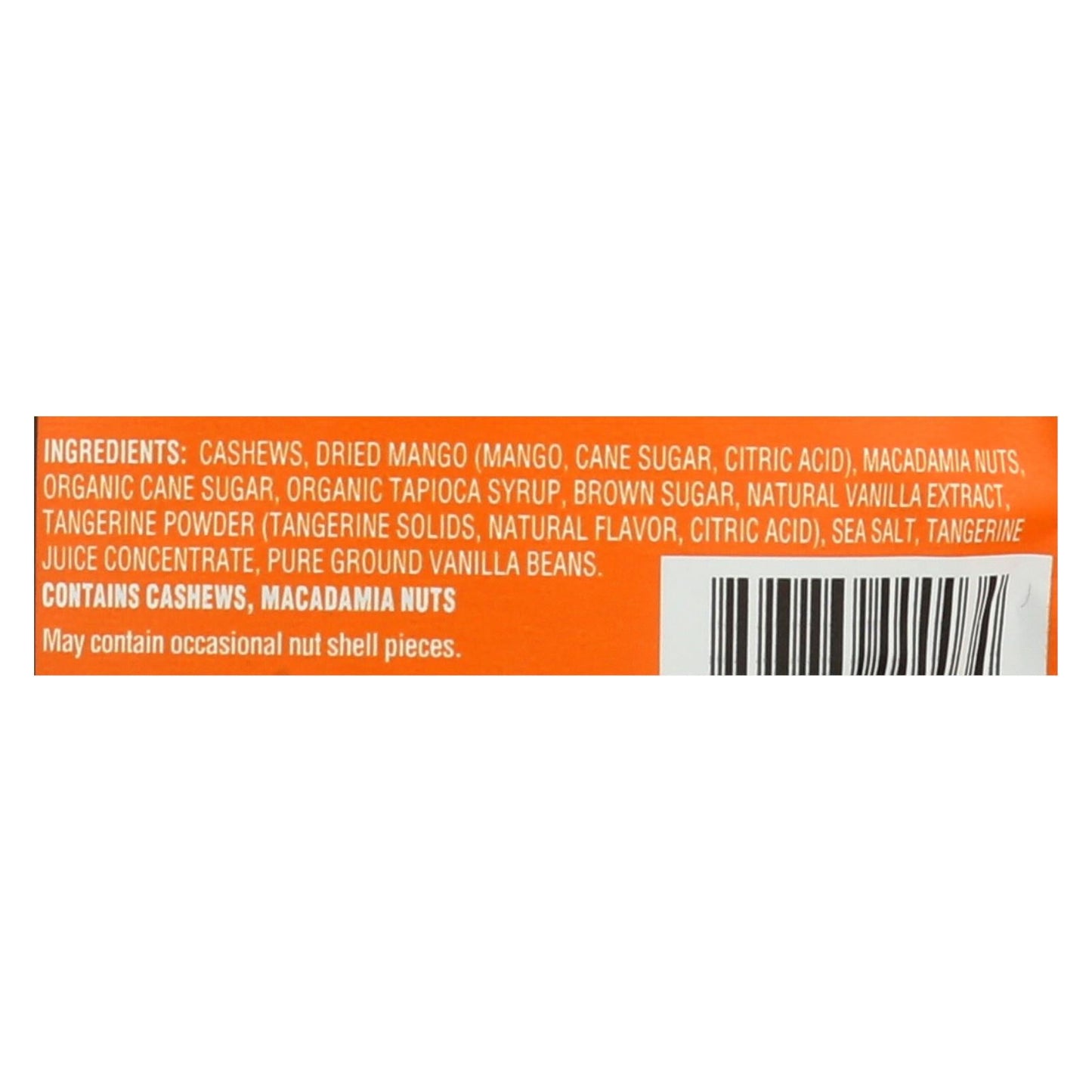 Sahale Tangerine Vanilla Cashew-Macadamia Glazed Snack Mix, 4 oz, Pack of 6