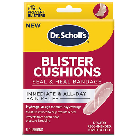 Dr. Scholl's® Hydrogel Blister Cushions – Seal & Heal Technology (Mixed Sizes)