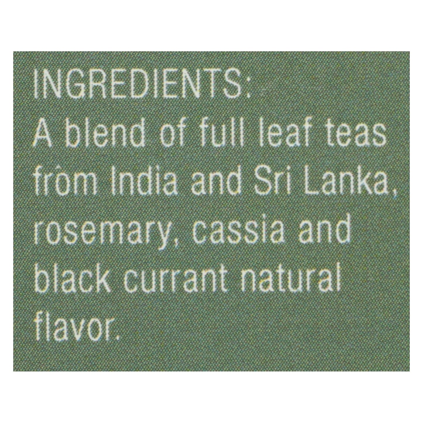 Smith Teamaker Seasonal Morning Light Black Tea Blend - Rosemary, Cassia, Black Currant - Case of 6 (15 Sachets)