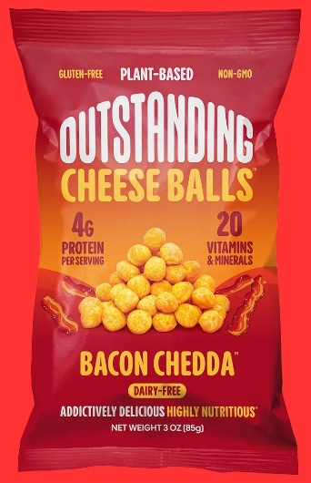 Outstanding Foods Bacon Cheese Balls, 8 Count, 3 Oz