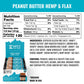 Kate's Real Food Peanut Butter Hemp Protein Fruit & Nut Bars, 2.2 oz, Case of 12