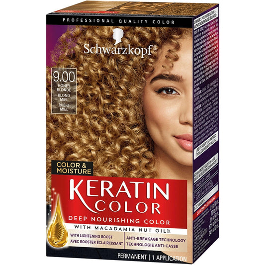 Schwarzkopf Keratin Permanent Hair Color - Midnight Black - 2.08 Fl Oz