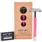 Parker 29L Pink Women's Long Handle Butterfly Open Safety Razor