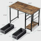 40/47 Inch Computer Desk with Fabric Storage Drawers, Modern Home Office Table