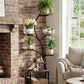 Metal 8-Tier Corner Plant Stand | Indoor Tree-Shape Plant Shelf