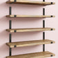 Wood Wall Shelves 15.8” with Metal Brackets – Rustic Floating Shelves | 5/8 Pack