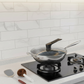 13.3″ Stainless Steel Wok Pan with Lid & Spatula – Nonstick – All Cooktops