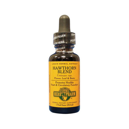 Herb Pharm Hawthorn Blend - Liquid Herbal Extract - Supports a Healthy Heart and Cardiovascular System - 1 Fl Oz