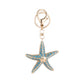 Starfish Shell Keychain Ocean Series