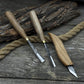 3-Piece Carving Set – Detail Gouges & Whittling Knife
