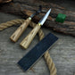 3-Piece Hand-Forged Spoon Carving Tool Set