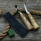 3-Piece Hand-Forged Spoon Carving Tool Set