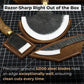 3-Piece Leatherworking Knife Set with Leather Sheaths