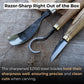 3-Piece Spoon Carving Set with Leather Roll
