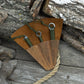 3-Piece Throwing Knife Set with Leather Roll
