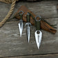 3-Piece Throwing Knife Set with Leather Roll