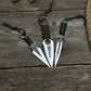 3-Piece Throwing Knife Set with Leather Roll