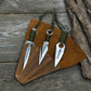 3-Piece Throwing Knife Set with Leather Roll