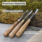 3-Piece Wood Carving Chisel & Gouge Set
