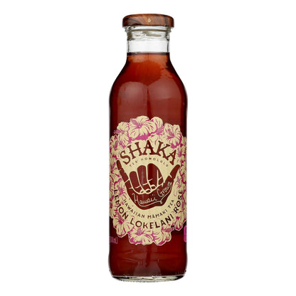 Shaka Tea Lemon Lokelani Rose - Pack of 12, 14 Fz