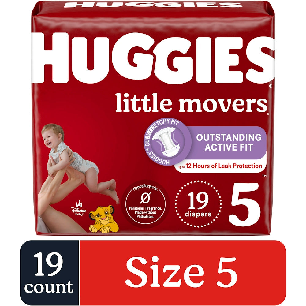 Huggies® Little Movers® Diapers – Size 5 – Disney Baby Edition
