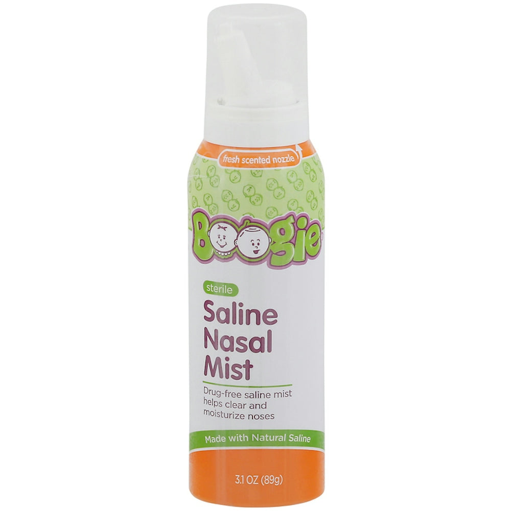 Boogie Sterile Saline Nasal Mist 3.1 Oz