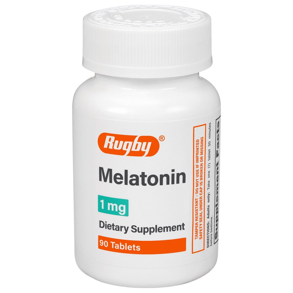 Rugby Vitamins 1 Mg Melatonin 90 Tablets