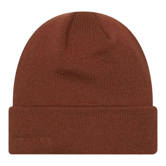 New Era Basic Cuff Knit Beanie Brown Beanie