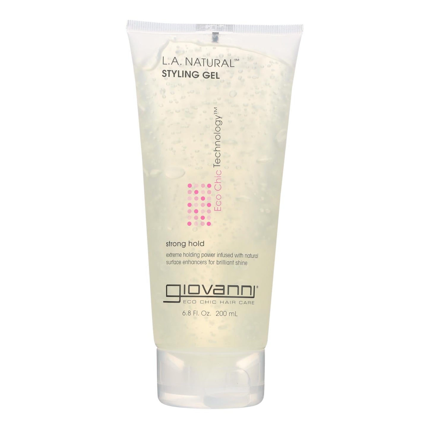 Giovanni LA Natural Styling Gel, Strong Hold (6.8 Fl Oz)