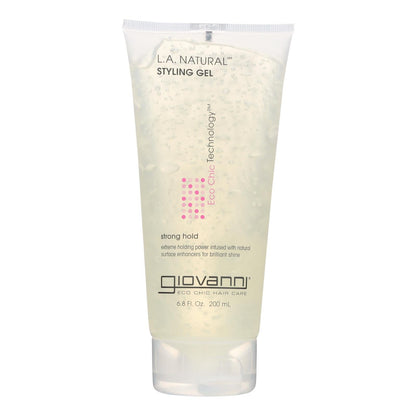 Giovanni LA Natural Styling Gel, Strong Hold (6.8 Fl Oz)