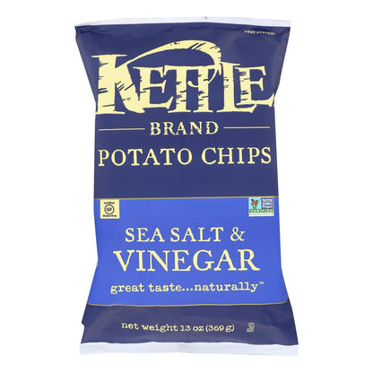 Kettle Brand Sea Salt & Vinegar Chips, 9-Pack (13 Oz. Bags)
