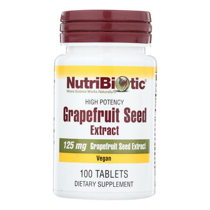 Nutribiotic Grapefruit Seed Extract 125 Tablets (Pack of 100)
