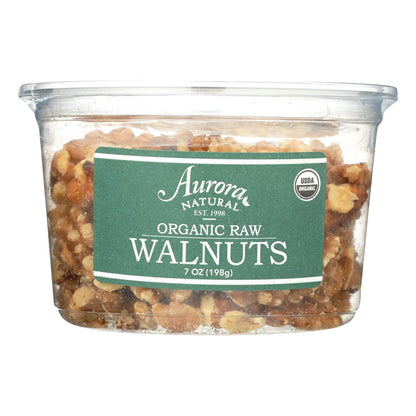 Aurora Natural Products Organic Raw Walnuts (7 Oz., Pack of 12)