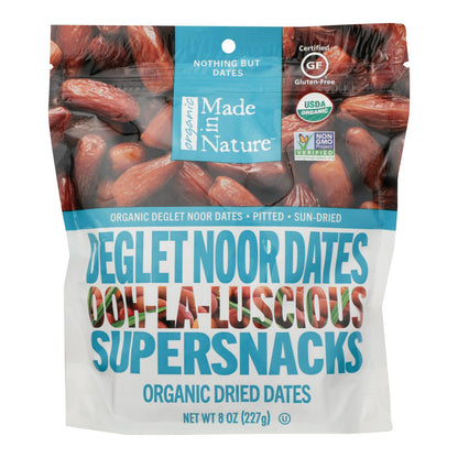 Organic No Sugar Added Noor Dates Value Pack (Pack of 6 - 8 Oz.)