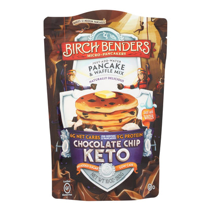 Birch Benders Keto Pancake & Waffle Mix Chocolate Chip (6-Pack, 10 Oz. Each)