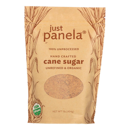 Just Panela Handcrafted Organic Unrefined Cane Sugar - 8 x 16 Oz