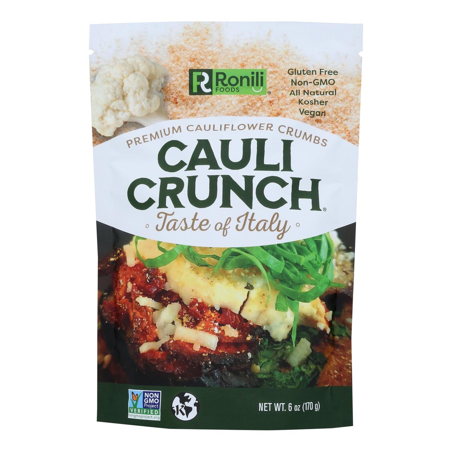 Cauli-Crunch California Flower Crumb Topping (Pack of 6 - 6 Oz.)