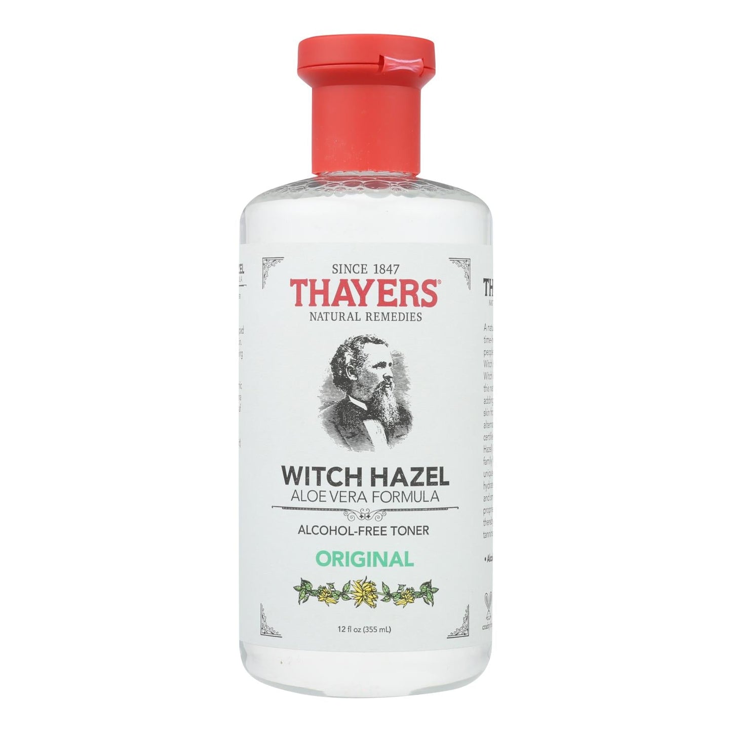 Thayers Original Alcohol-Free Witch Hazel with Aloe Vera - 12 Fl Oz
