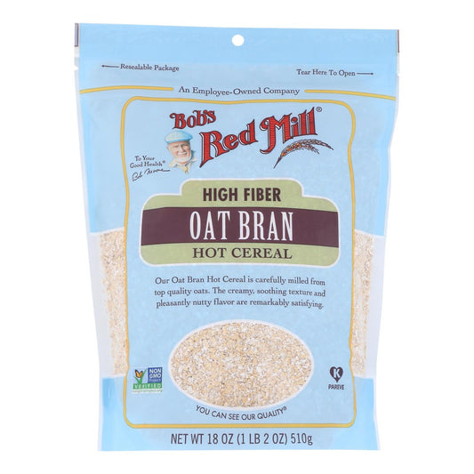 Bob's Red Mill Oat Bran Hot Cereal (Pack of 4 - 18 Oz.)