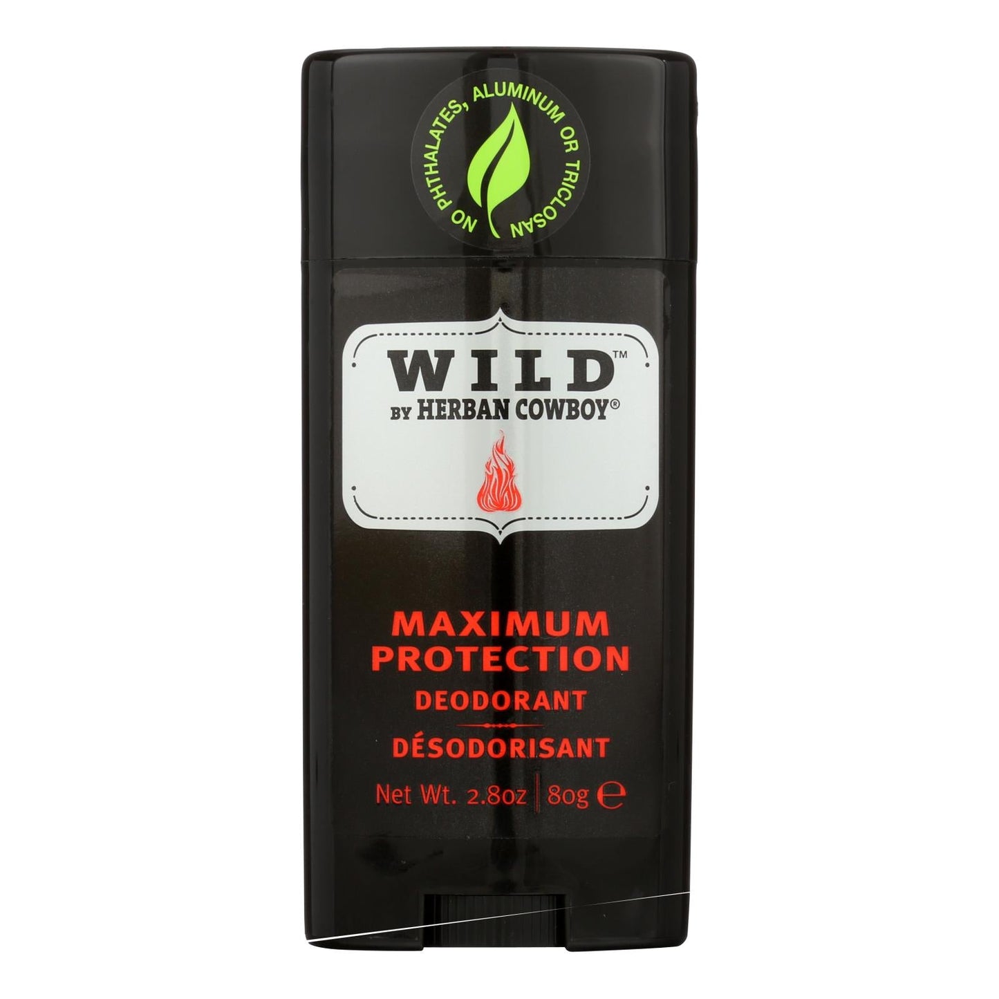Herban Cowboy Natural Deodorant in Wild Scent (2.8 Oz.)