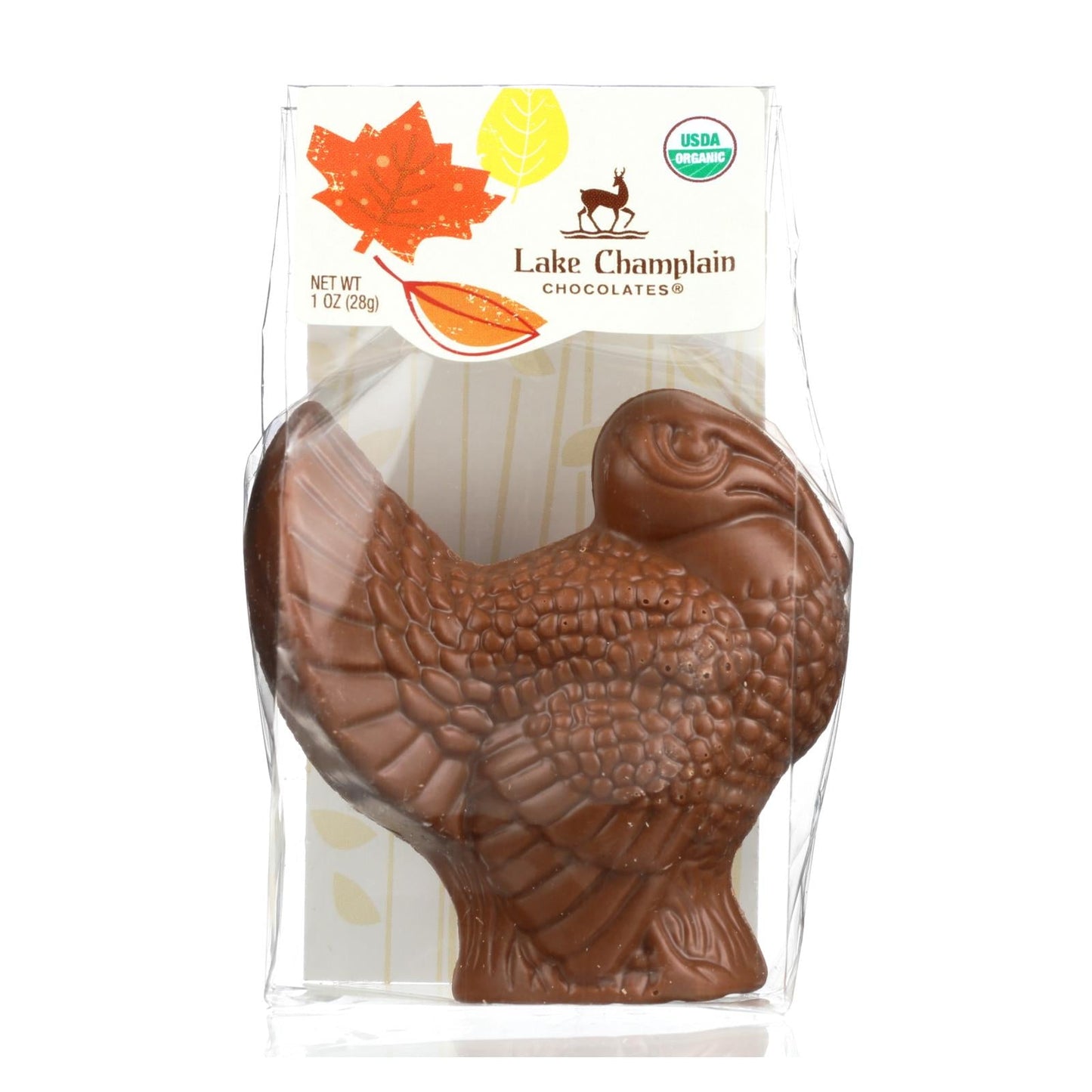 Lake Champlain Chocolates Solid Dark Chocolate Turkey (Pack of 15 - 1 Oz.)